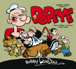 Livre Popeye, Tiras diarias clásicas de Bobby London 1986-1989 Bobby London