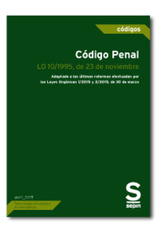 Carte Código Penal EDITORIAL SEPIN