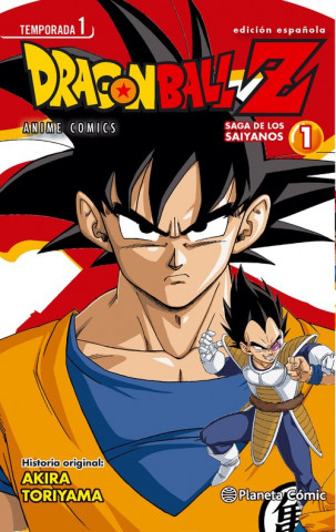 Kniha Dragon Ball Z: Anime Series Saiyan 01 Akira Toriyama