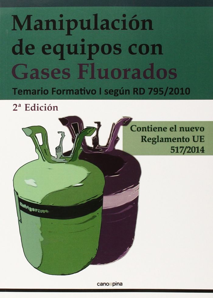 Kniha Manipulación de equipos con gases fluorados : temario formativo I según R.D. 795-2010 