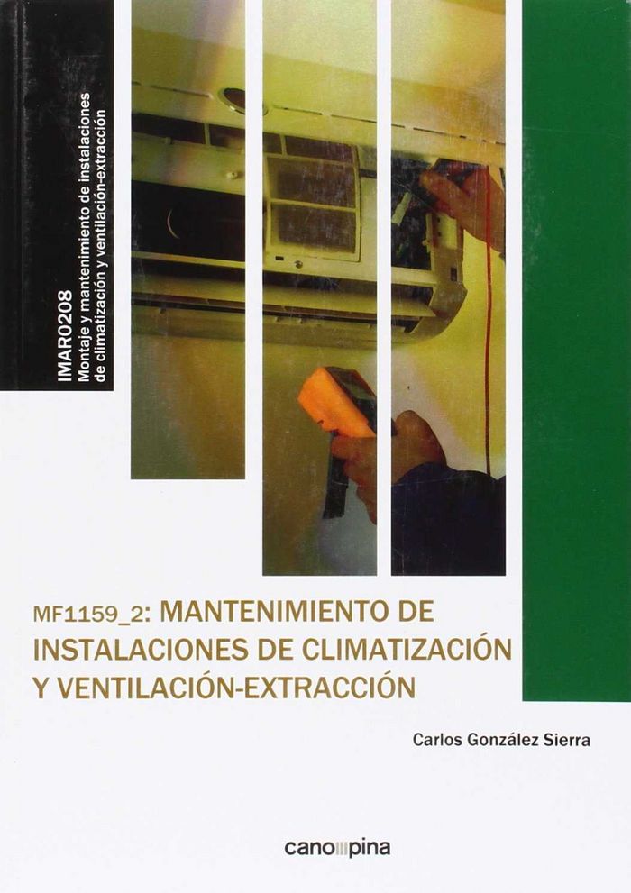 Kniha MF1159 Mantenimiento de instalaciones de climatización y ventilación-extracción 