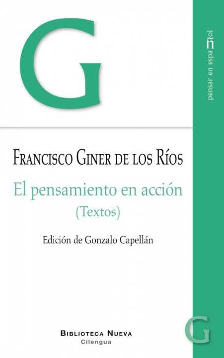 Βιβλίο El pensamiento en acción (Textos) Giner de los Ríos