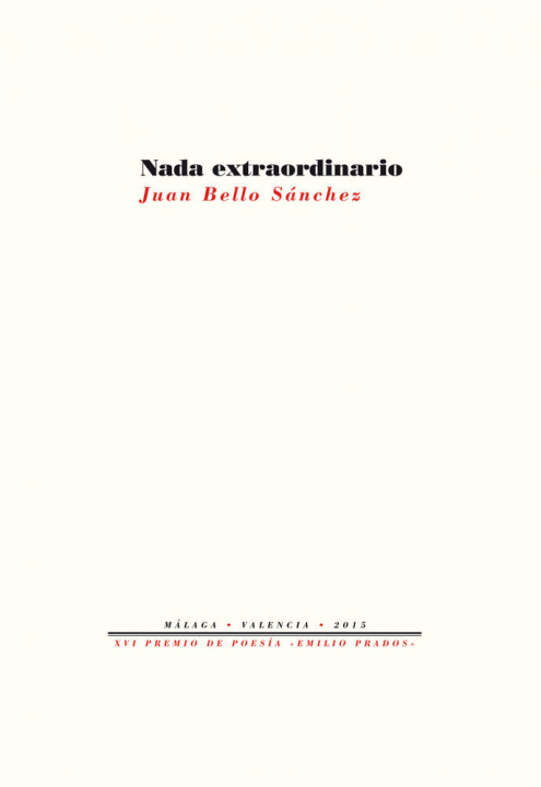 Livre Nada extraordinario 