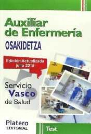 Kniha Auxiliar de Enfermeria del Servicio Vasco de Salud (Osakidetza). Test Especifico 