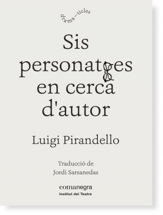 Kniha Sis personatges en cerca d'autor LUIGI PIRANDELLO