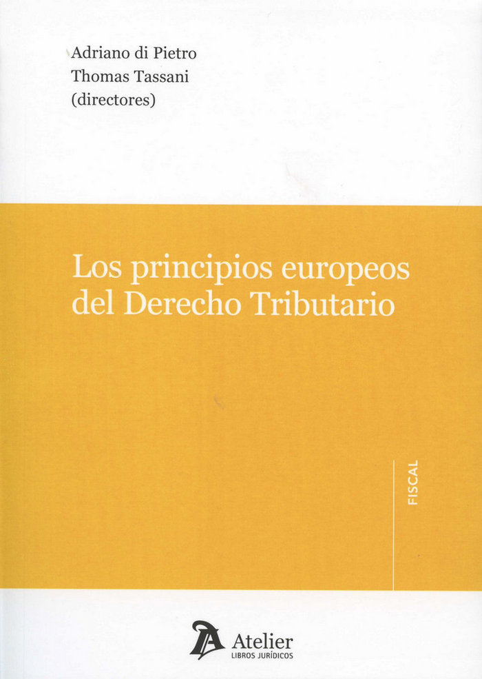Carte Los principios europeos del Derecho tributario 