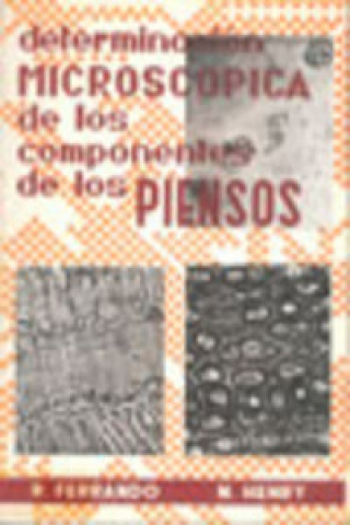 Kniha Determinación microscópica de componentes de piensos R. Ferrando