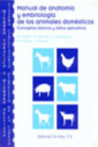 Carte Manual de anatomía y embriología de los animales domésticos : miembro torácico y miembro pelviano, sistema circulatorio, esqueleto de la cabeza S. Climent Peris