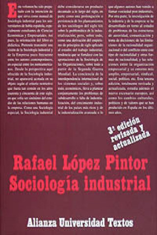 Knjiga Sociología industrial Rafael López Pintor