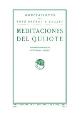 Βιβλίο Meditaciones del Quijote José Ortega y Gasset