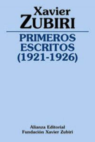 Kniha Primeros escritos (1921-1926) Xavier Zubiri
