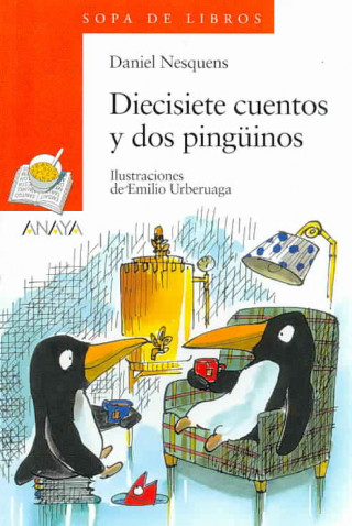 Carte Diecisiete cuentos y dos pingüinos Daniel Nesquens