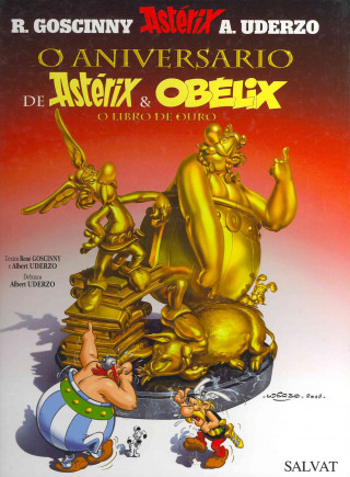 Książka O aniversario de Astérix e Obélix. O libro de ouro GOSCINNY