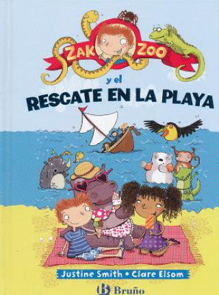 Könyv Zak Zoo y el Rescate en la Playa Justine Smith