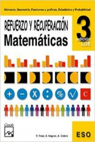 Книга Matemáticas, repasa y aprueba, 3 ESO. Refuerzo 