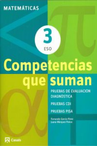 Książka Competencias que suman, matemáticas, 3 ESO 