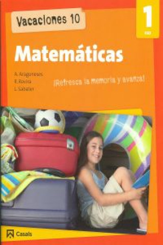 Книга Matemáticas, 1 ESO. Cuaderno de vacaciones 10 