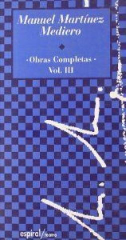 Knjiga Obras completas (1975-1980). Vol. III 