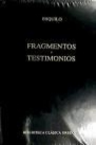 Kniha Fragmentos testimonios Esquilo