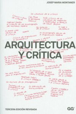 Buch Arquitectura y crítica Josep Maria Montaner i Martorell