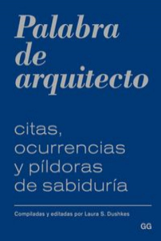 Libro Palabra de arquitecto 