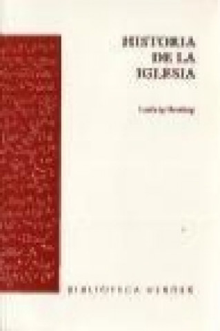 Knjiga Historia de la Iglesia Ludwig Hertling