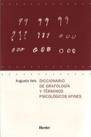 Carte Diccionario de grafología y términos psicológicos afines Augusto Vels
