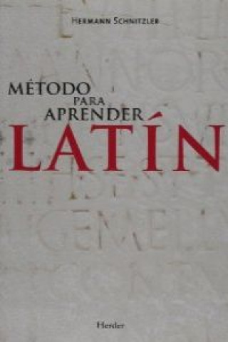 Carte Método para aprender latín Hermann Schnitzler
