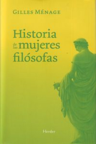 Kniha Historia de las mujeres filósofas GILLES MENAGE