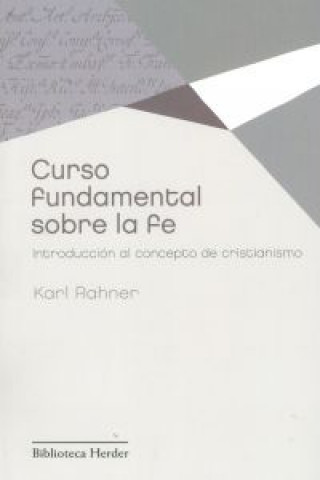Kniha Curso fundamental sobre la fe KARL RAHNER