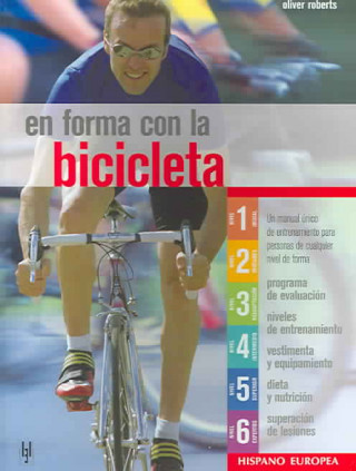 Kniha En forma con la bicicleta Roberts Oliver