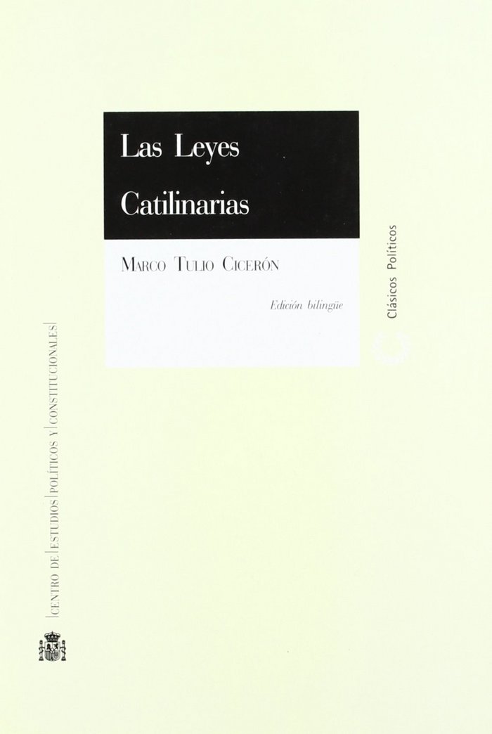 Kniha Las leyes ; Catilinarias Cicerón