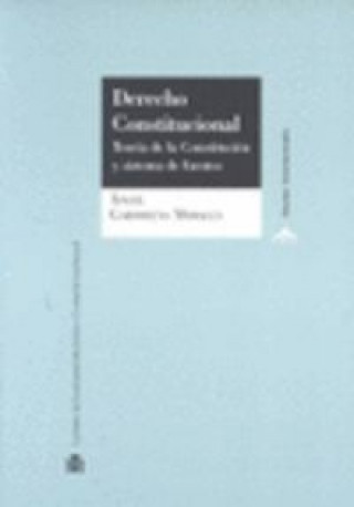 Buch Derecho constitucional : teoría de la constitución y sistema de fuentes Ángel Garrorena Morales