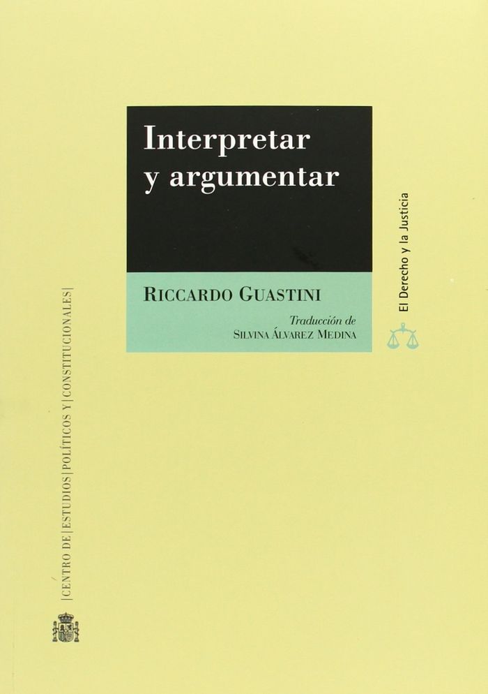 Book Interpretar y argumentar Riccardo Guastini