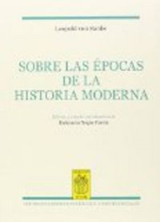 Kniha Sobre las épocas de la Historia Moderna 