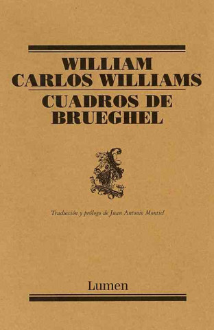 Libro Cuadros de Brueghel William Carlos Williams