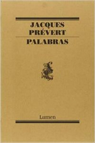 Kniha Palabras Jacques Prévert
