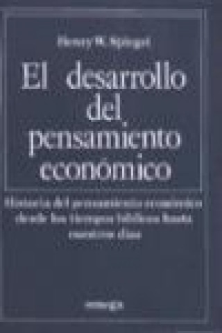 Könyv El desarrollo del pensamiento económico Henry William Spiegel