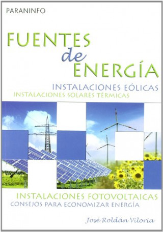 Carte Fuentes de energía : intalaciones eólicas, instalaciones solares térmicas José Roldán