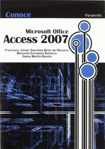 Knjiga Conoce Microsoft Office Access 2007 Manuela González Barbero