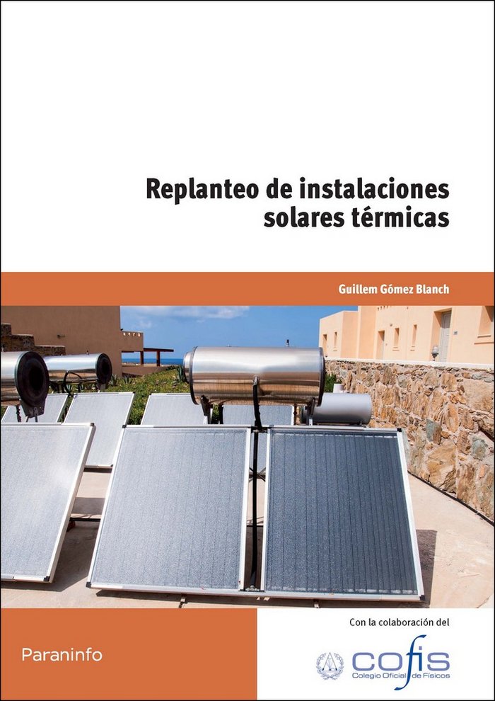 Kniha Replanteo de instalaciones solares térmicas Guillem Gómez Blanch