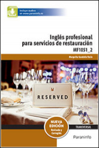 Kniha Inglés para servicios de restauración. Certificados de profesionalidad. Servicios de restaurante MARGARITA GANDULLO RECIO