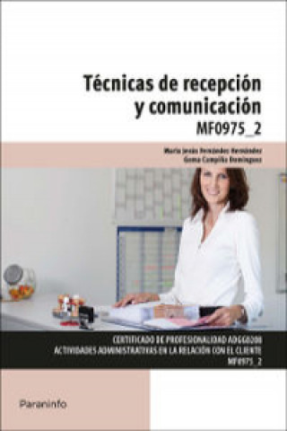 Книга Técnicas de recepción y comunicación MARIA JESUS FERNANDEZ HERNANDEZ