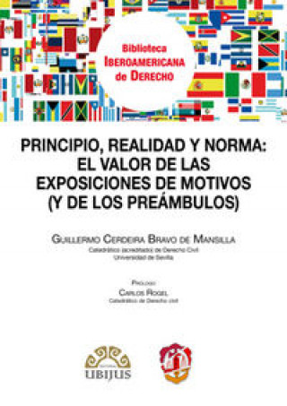 Książka Principio, realidad y norma : el valor de las exposiciones de motivos -y los preámbulos- Guillermo Cerdeira Bravo de Mansilla