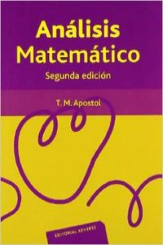 Könyv Análisis matemático Tom M. Apostol