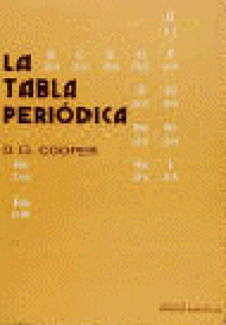 Kniha La tabla periódica D. G. Cooper