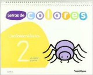 Kniha Letras de colores, lectoescritura, Educación Infantil. Cuaderno 2 (pauta) 