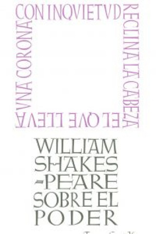 Könyv Sobre el poder William Shakespeare