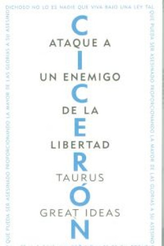 Knjiga Ataque a un enemigo de la libertad Cicerón