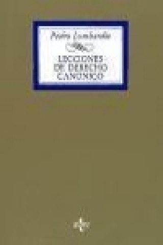 Buch Lecciones de derecho canónico: : introducción, derecho constitucional, parte general Pedro Lombardía Díaz